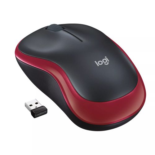 Revendeur officiel Souris LOGITECH M185 Wireless Mouse Red EER2