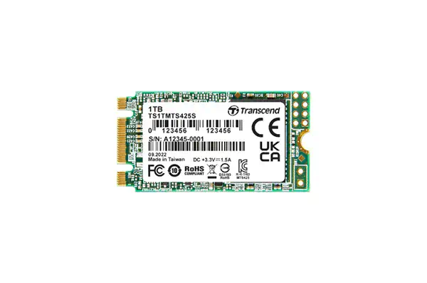 Transcend M.2 SSD 425S 1 To Série ATA III 3D NAND - Disque dur SSD - visuel 1