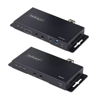 Vente Station d'accueil pour portable StarTech.com Kit Extender HDMI Fibre Optique - 4K60Hz jusqu'à 1km (Monomode) ou 300m (Multimode) Fibre optique LC, HDR, HDCP, Audio 3.5mm/RS232/Extender IR - Prolongateur/Extension HDMI - Kit Émetteur et Récepteur