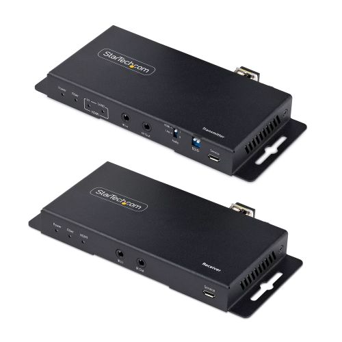 Achat StarTech.com Kit Extender HDMI Fibre Optique - 4K60Hz jusqu'à 1km (Monomode) ou 300m (Multimode) Fibre optique LC, HDR, HDCP, Audio 3.5mm/RS232/Extender IR - Prolongateur/Extension HDMI - Kit Émetteur et Récepteur et autres produits de la marque StarTech.com