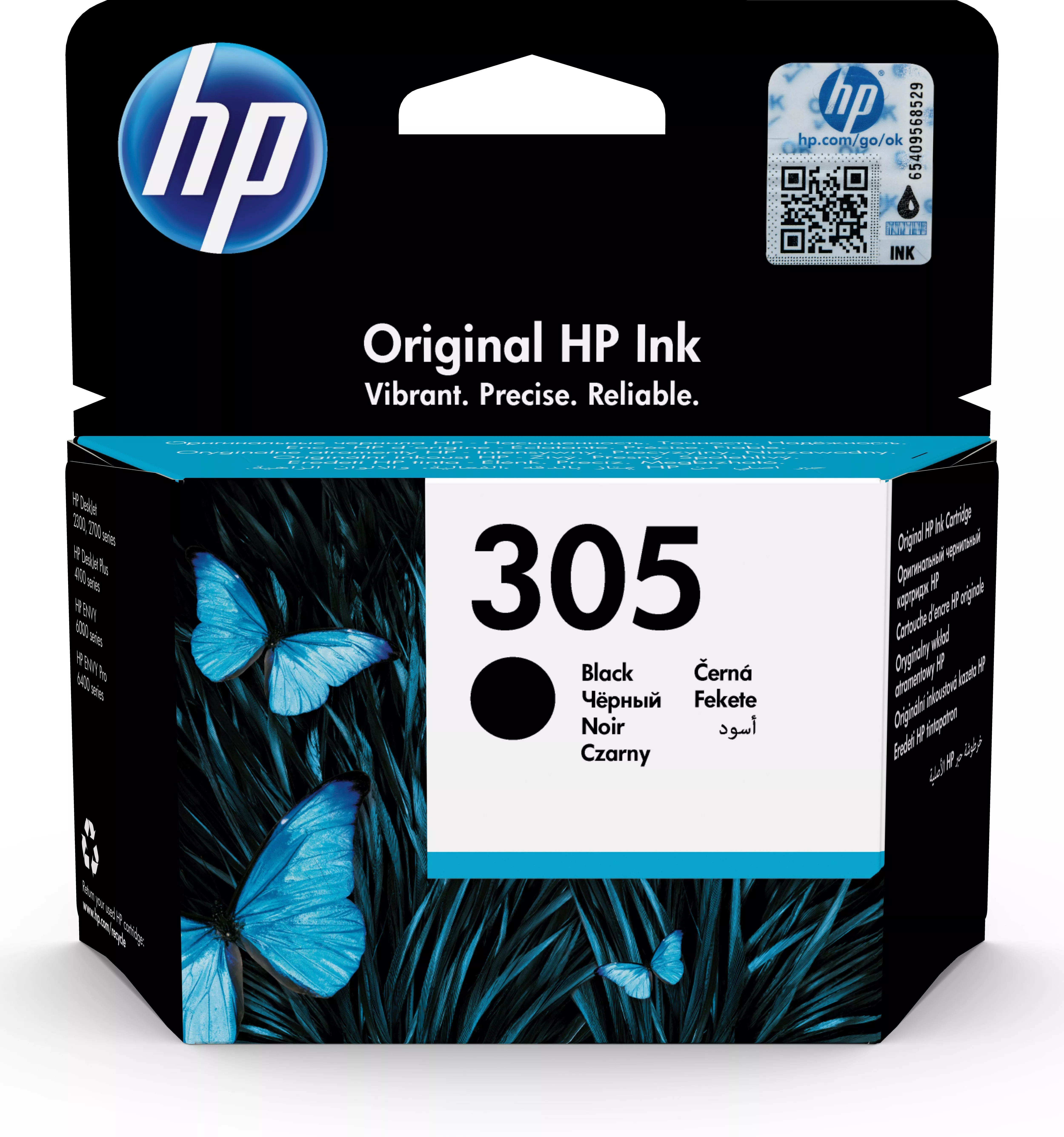 Revendeur officiel HP 305 Black Original Ink Cartridge