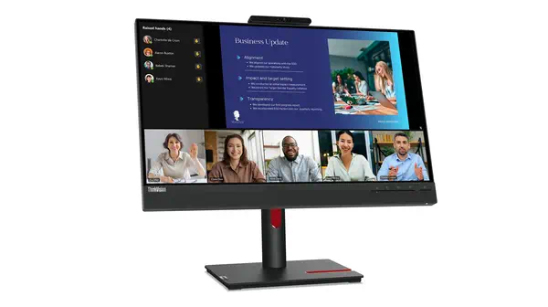 Lenovo ThinkVision T24v-30 LED display 60,5 cm (23.8") 1920 x 1080 pixels Full HD Noir - Ecran Ordinateur - visuel 10
