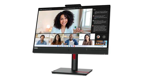 Lenovo ThinkVision T24mv-30 LED display 60,5 cm (23.8") Lenovo - visuel 1 - hello RSE - Conçu pour les réunions à distance