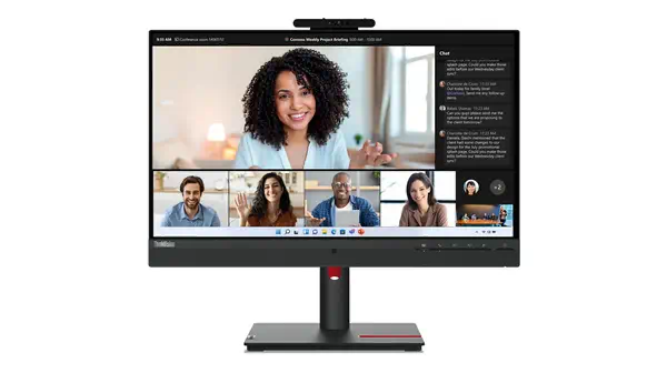 Lenovo ThinkVision T24mv-30 LED display 60,5 cm (23.8") 1920 x 1080 pixels Full HD Noir - Ecran Ordinateur - visuel 1