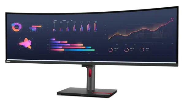 Lenovo ThinkVision P49w-30 LED display 124,5 cm (49") Lenovo - visuel 1 - hello RSE - Votre solution unique de station d'accueil