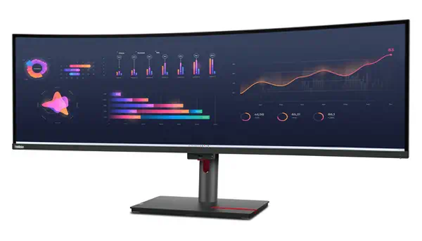 Lenovo ThinkVision P49w-30 LED display 124,5 cm (49") Lenovo - visuel 1 - hello RSE - Faites de la collaboration à distance une réalité