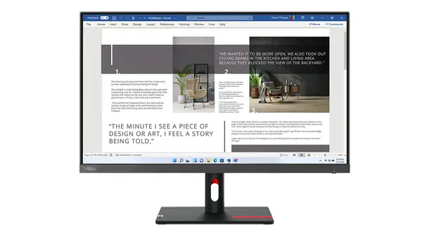 LENOVO ThinkVision S27i-30 27p IPS FHD 1920x1080 HDMI - Lenovo - Ecran Ordinateur - visuel 1