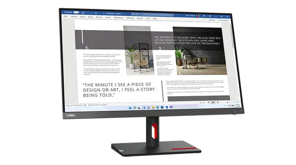 LENOVO ThinkVision S27i-30 27p IPS FHD 1920x1080 HDMI - Lenovo - Ecran Ordinateur - visuel 6