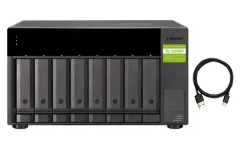 Achat Serveur NAS QNAP TL-D800C 8-bay desktop USB-C 3.1 Gen2 10Gbps sur hello RSE