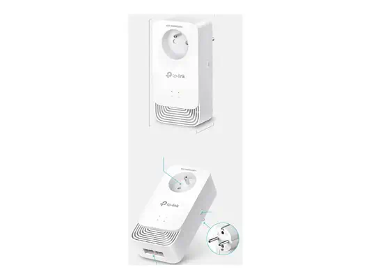 TP-LINK G.hn2400 Passthrough Powerline KIT - TP-Link - Switchs et Hubs - visuel 2