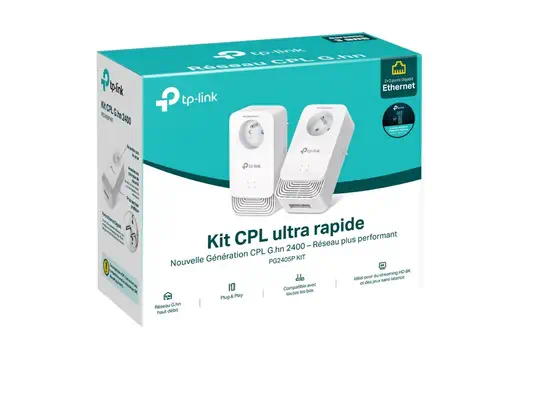 TP-LINK G.hn2400 Passthrough Powerline KIT - TP-Link - Switchs et Hubs - visuel 1