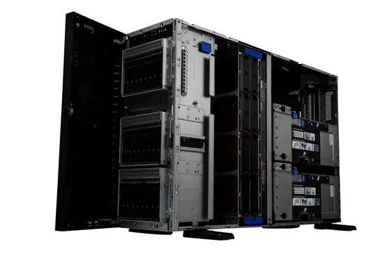 Serveur ProLiant ML350 Gen11 4410Y 2,0 GHz 12 cœurs 1P 32 Go-R VROC 4LFF Module alim redondant 1000  - HP - Serveur Tour - visuel 4