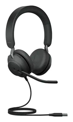 Jabra Evolve2 40 SE Casque Avec fil Arceau Appels/Musique USB Type-C / USB Type-A Noir - Casque Micro - visuel 5