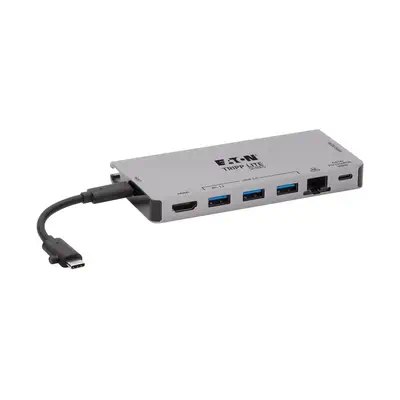 Tripp Lite U442-DOCK5D-GY station d'accueil Avec fil USB 3.2 Gen 1 (3.1 Gen 1) Type-C Gris - Station d'accueil pour portable - visuel 1