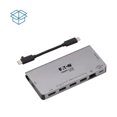 Tripp Lite U442-DOCK5D-GY station d'accueil Avec fil USB 3.2 Gen 1 (3.1 Gen 1) Type-C Gris - Station d'accueil pour portable - visuel 8