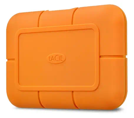 LaCie Rugged 1 To USB Type-C 3.2 Gen 2 (3.1 Gen 2) Orange - Disque dur SSD - visuel 1