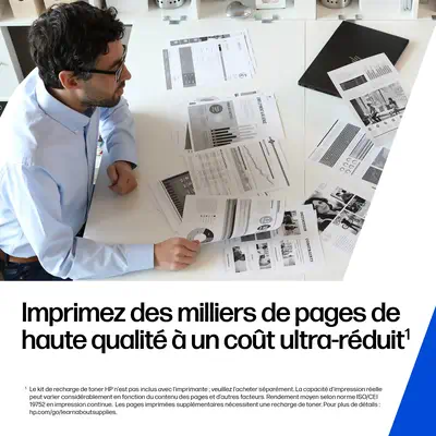 Kit de recharge de toner HP 153X authentique LaserJet Tank, noir - Toner - visuel 9