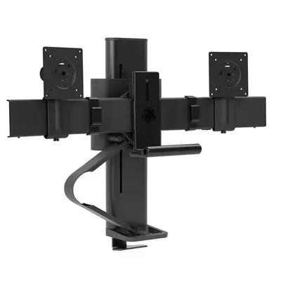 Ergotron TRACE 45-658-224 support d'écran plat pour bureau 68,6 cm (27") Noir - Support Fixe & Mobile - visuel 3