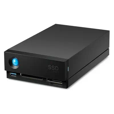 LACIE 1big Dock SSD Pro 4TB Thunderbolt 3 LaCie - visuel 1 - hello RSE - Centralisez votre studio 8K avec une station Thunderbolt 3 Dock SSD NVMe