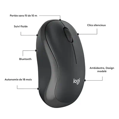 Logitech M240 Silent Logitech - visuel 1 - hello RSE - UNE MEILLEURE PRODUCTIVITÉ