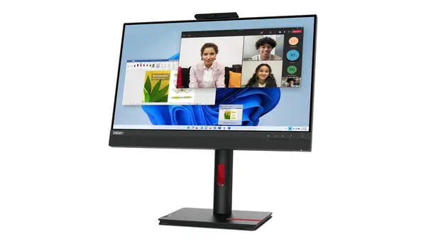 ThinkCentre Tiny-In-One 24 Gen 5 Lenovo - visuel 1 - hello RSE - Remote meetings at its core