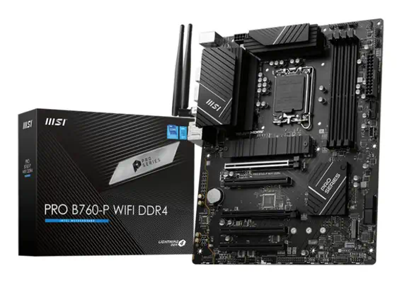 MSI PRO B760-P WIFI DDR4 carte mère LGA 1700 ATX - Carte mère - visuel 1