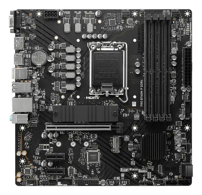 MSI PRO B760M-P DDR4 carte mère Intel B760 LGA 1700 micro ATX - Carte mère - visuel 2