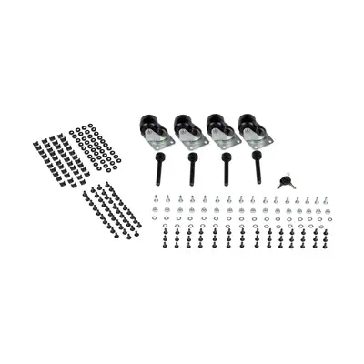 Tripp Lite SR24UB étagère 24U Rack autonome Noir Tripp Lite - visuel 1 - hello RSE - Armoire de serveur 24U de profondeur moyenne pouvant accueillir des serveurs de 19pouces Équipement en rack