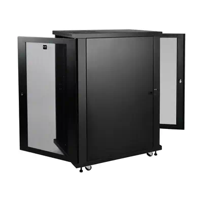 Tripp Lite SR24UB étagère 24U Rack autonome Noir Tripp Lite - visuel 1 - hello RSE - Conserve les équipements importants en sécurité
