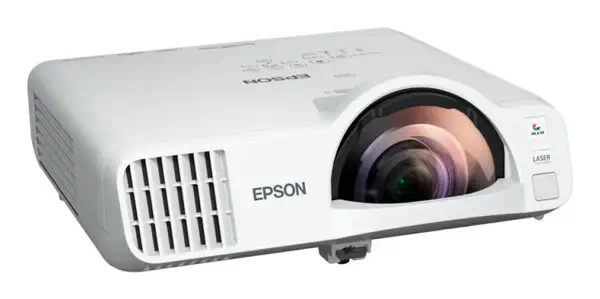 Epson EB-L210SF Projecteur à focale courte 4000 ANSI lumens 3LCD Compatibilité 3D Blanc - Vidéoprojecteur Professionnel - visuel 3