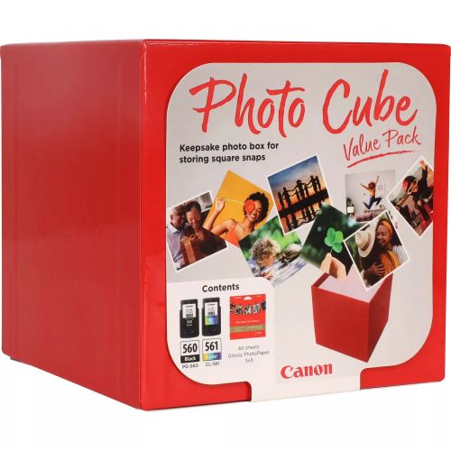 Revendeur officiel Cartouches d'encre CANON PG-560/CL-561 Ink Cartridge Photo Cube