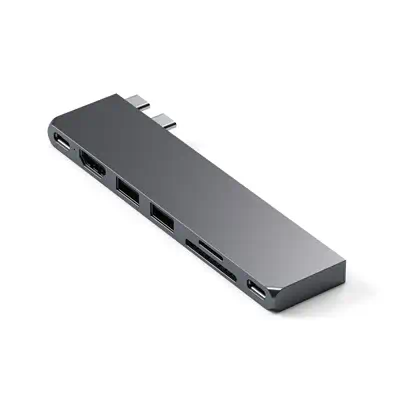 Satechi ST-HUCPHSM station d'accueil USB 3.2 Gen 2 (3.1 Gen 2) Type-C Gris - Station d'accueil pour portable - visuel 1
