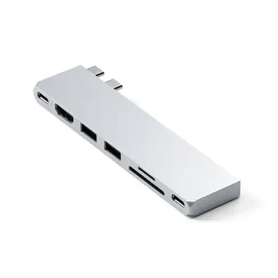 Satechi ST-HUCPHSS station d'accueil USB 3.2 Gen 2 (3.1 Gen 2) Type-C Argent - Station d'accueil pour portable - visuel 1