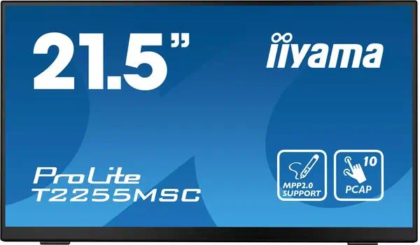 iiyama ProLite T2255MSC-B1 écran plat de PC 54,6 cm (21.5") 1920 x 1080 pixels Full HD LCD Écran tac - Ecran Ordinateur - visuel 1