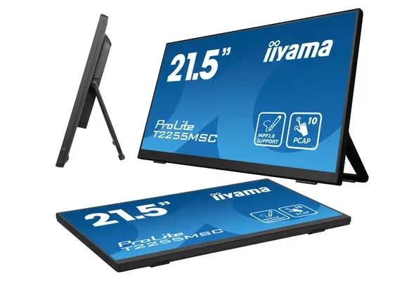 iiyama ProLite T2255MSC-B1 écran plat de PC 54,6 cm (21.5") 1920 x 1080 pixels Full HD LCD Écran tac - Ecran Ordinateur - visuel 8