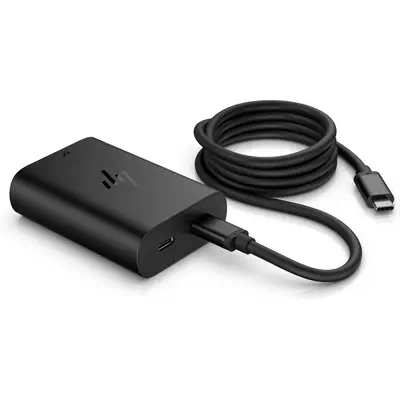 Chargeur pour ordinateur portable HP 65 W GaN HP - visuel 1 - hello RSE - Charge simultanée USB-C®