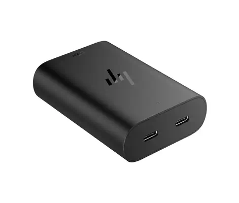 Chargeur pour ordinateur portable HP 65 W GaN HP - visuel 1 - hello RSE - Charge simultanée USB-C®
