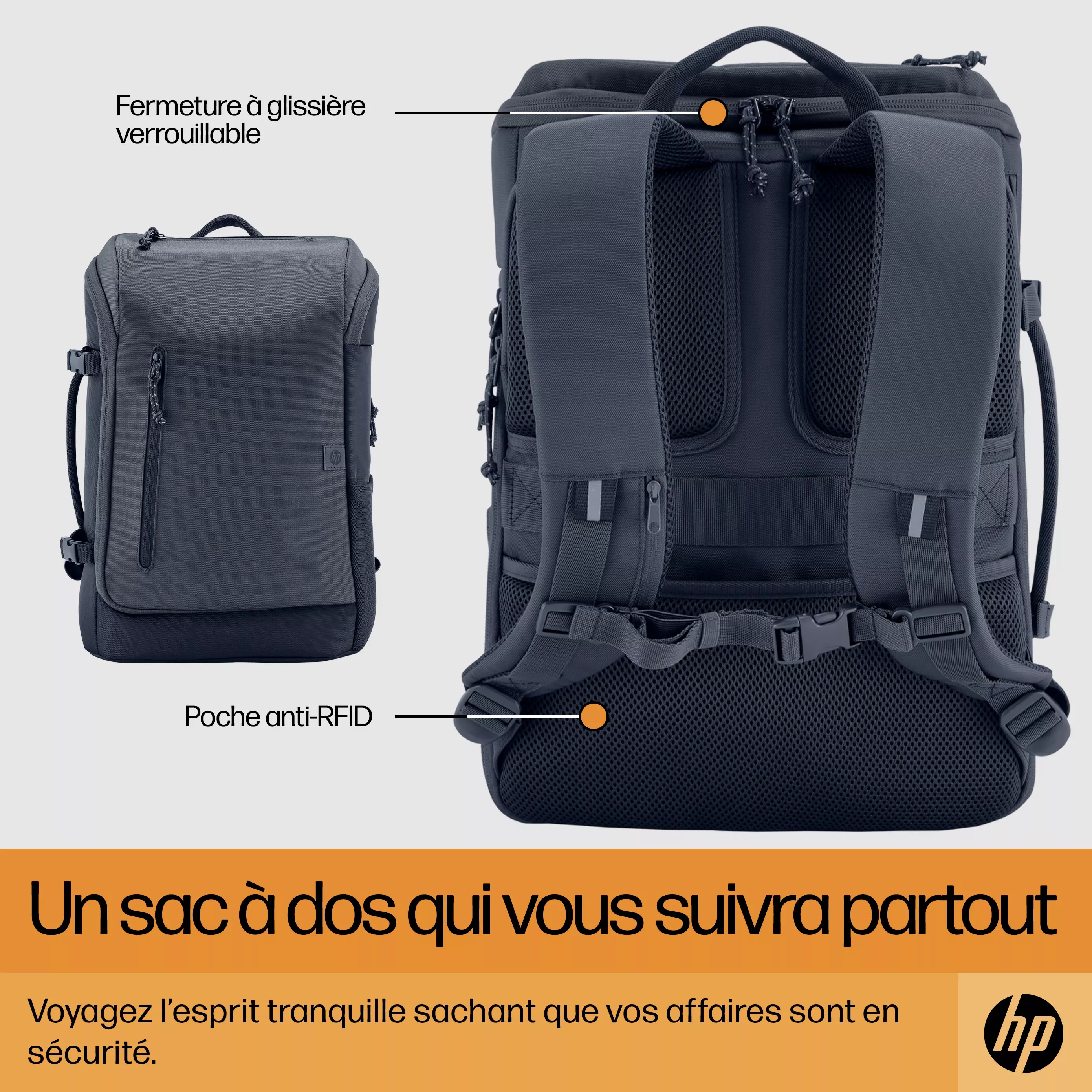 Vente HP Travel 25 Liter 15.6p Iron Grey Laptop HP au meilleur prix - visuel 8