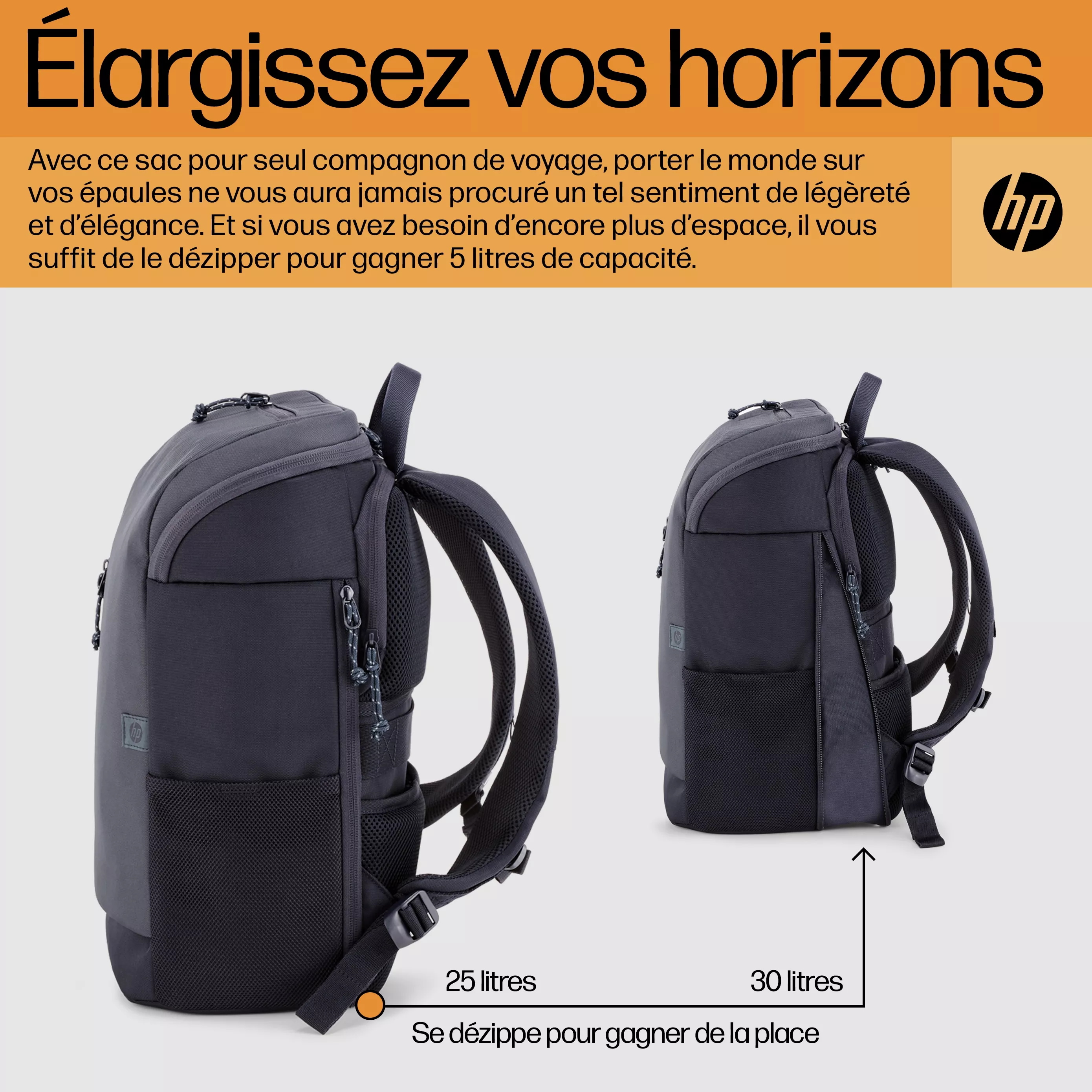 Vente HP Travel 25 Liter 15.6p Iron Grey Laptop HP au meilleur prix - visuel 10