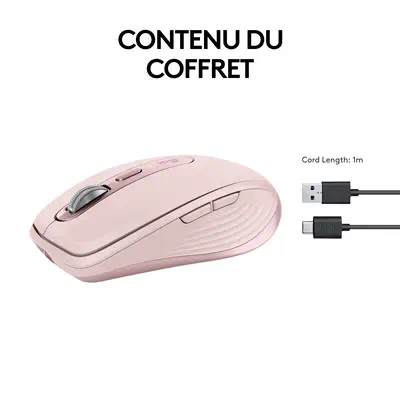Logitech 910-006931 souris Bureau Droitier RF sans fil + Bluetooth Laser 8000 DPI - Souris - visuel 8