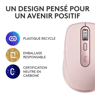 Logitech 910-006931 souris Bureau Droitier RF sans fil + Bluetooth Laser 8000 DPI - Souris - visuel 9