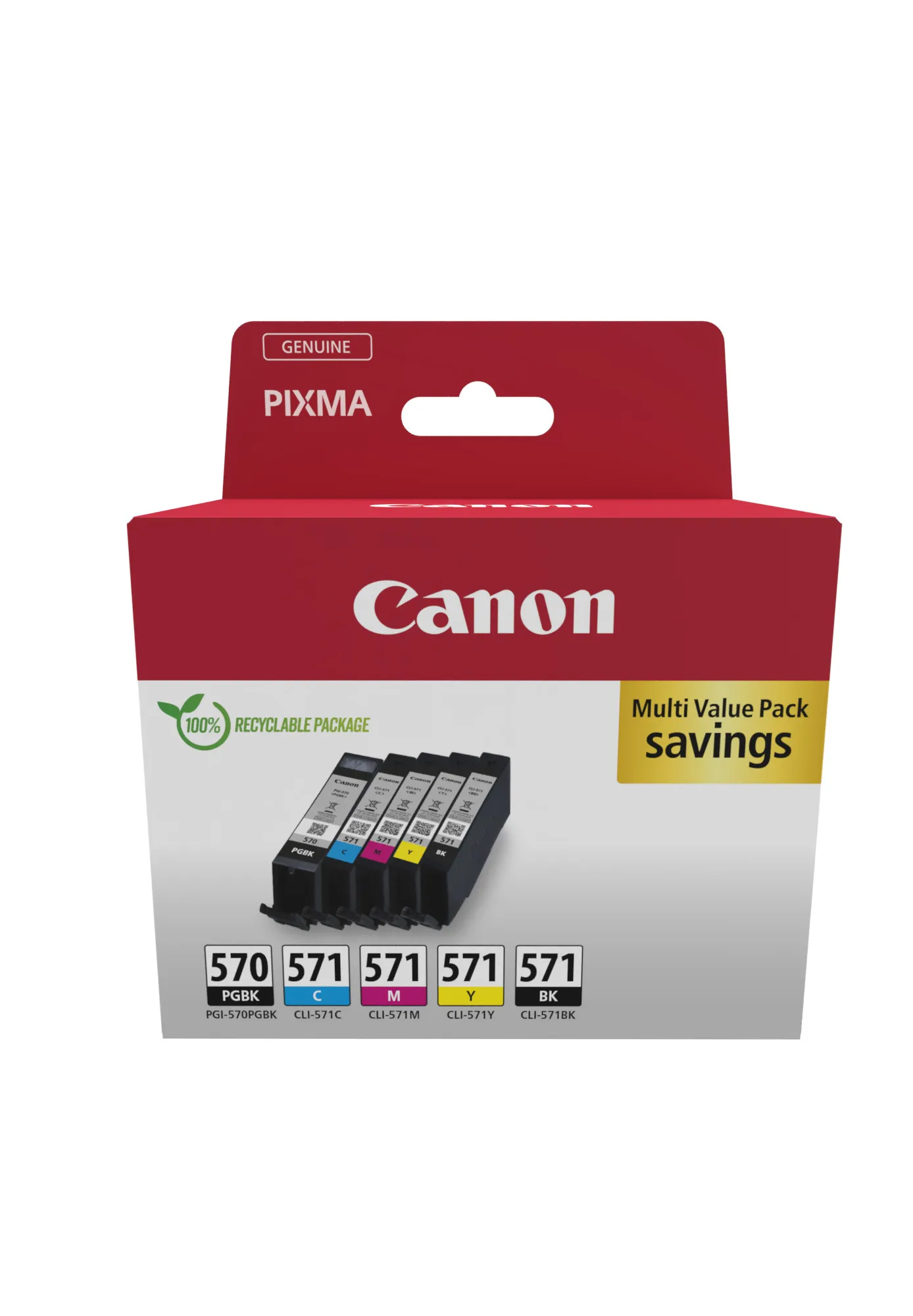 Vente CANON PGI-570/CLI-571 Ink Cartridge PGBK/C/M/Y/BK au meilleur prix