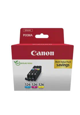 Achat CANON CLI-526 Ink Cartridge C/M/Y combo sur hello RSE