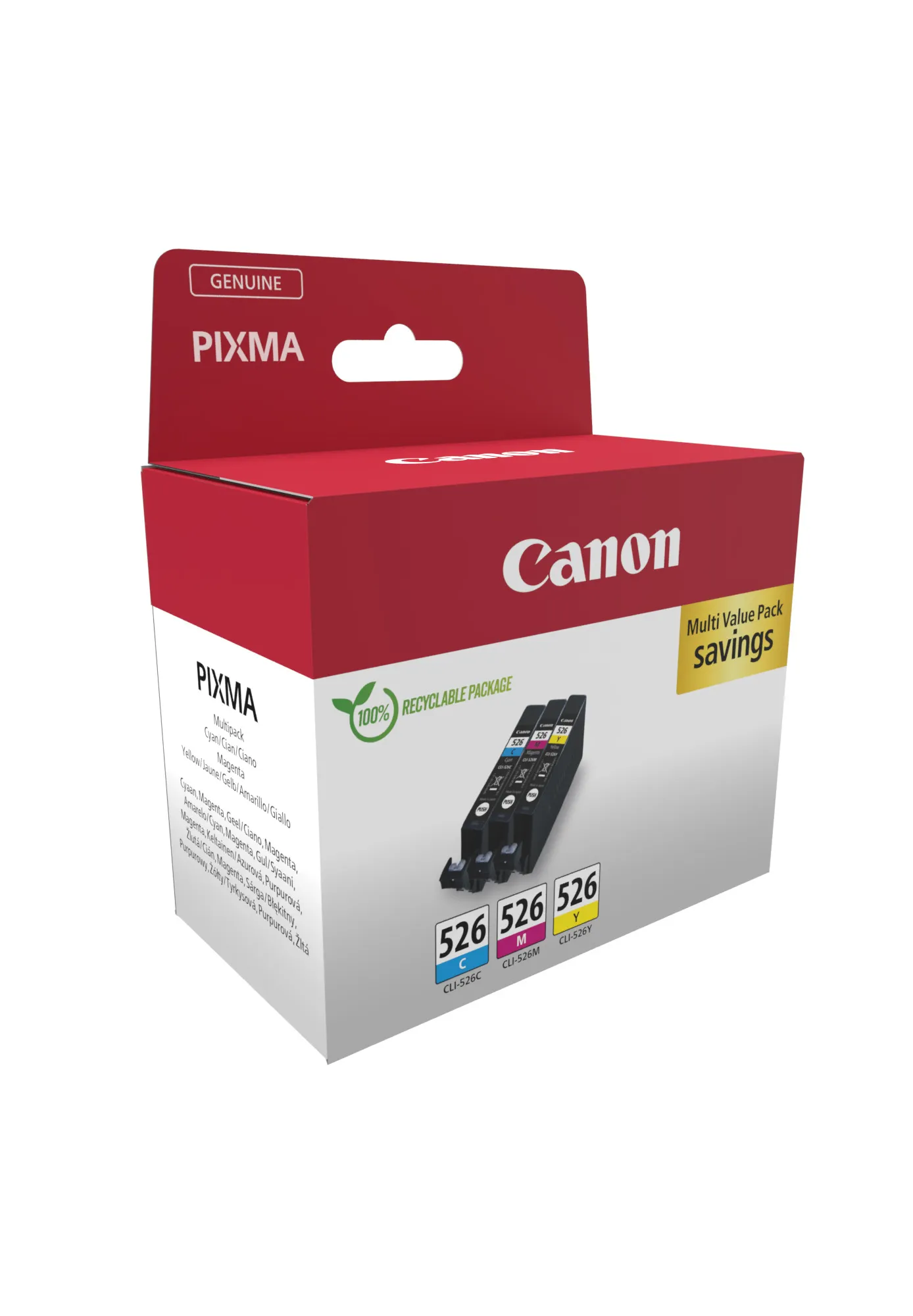 Vente CANON CLI-526 Ink Cartridge C/M/Y Pack SEC Canon au meilleur prix - visuel 2