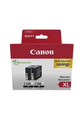 Achat Cartouches d'encre CANON PGI-2500XL Ink Cartridge BK TWIN