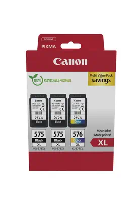 Revendeur officiel Cartouches d'encre CANON PG-575XLx2/CL-576XL Ink Cartridge MULTI