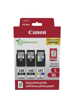 Achat Cartouches d'encre CANON PG-540Lx2/CL-541XL Ink Cartridge PVP