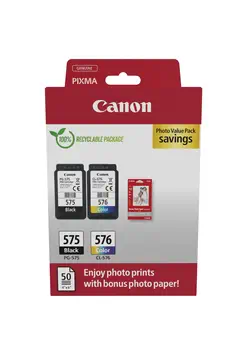 Livraison rapide Cartouches d'encre Canon Noir, Cyan, Magenta, Jaune