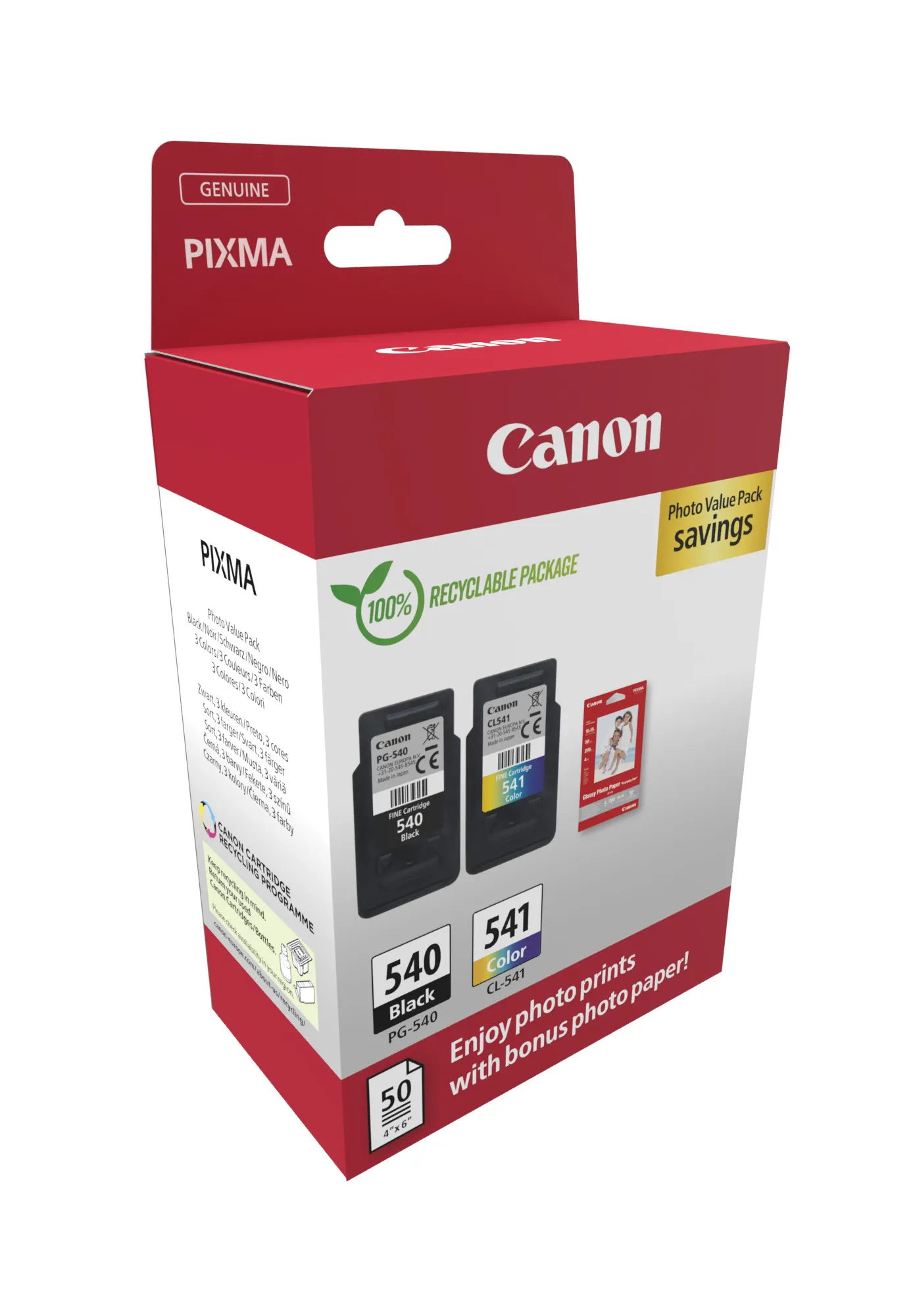Vente CANON PG-540/CL-541 Ink Cartridge PVP Canon au meilleur prix - visuel 2