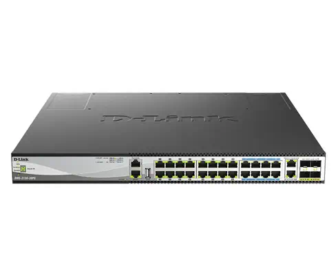 D-Link DMS-3130-30PS commutateur réseau Géré L3 2.5G Ethernet (100/1000/2500) Connexion Ethernet, su - Switchs et Hubs - visuel 1